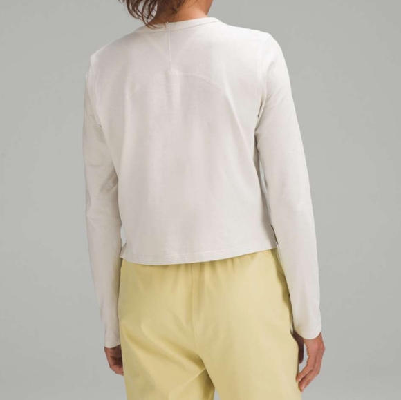 NWT Lululemon Classic-Fit Cotton-Blend Long Sleeve - Picture 6 of 7